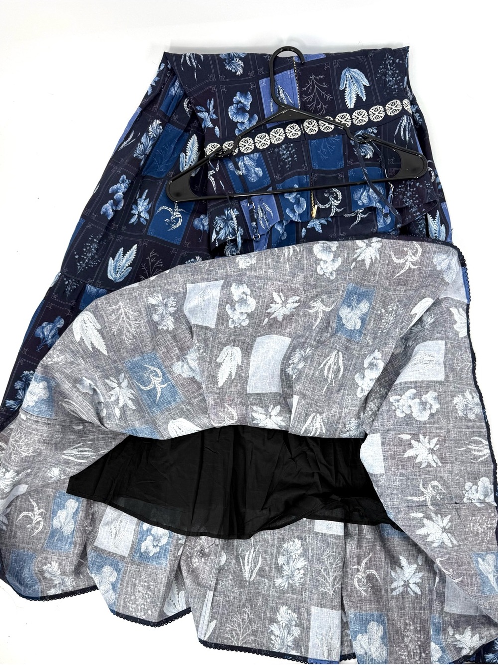 Agua by Agua Bendita Lima Algae Printed Tiered 100% Linen Maxi Dress Size M NWOT - Picture 11 of 15